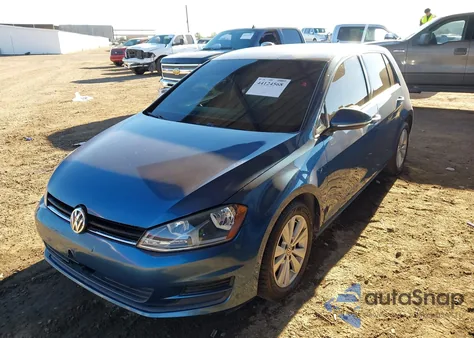 2015 Volkswagen Golf Tdi S 4-Door z USA, uszkodzony, nr VIN 3VW2A7AUXFM015561